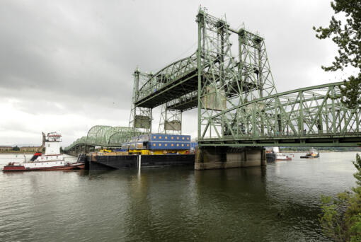 Barges, drilling equipment, cruise ships and personal watercraft frequently pass below the Interstate 5 Bridge but not massive cargo ships like the one that brought down the Francis Scott Key Bridge in Baltimore on Tuesday.