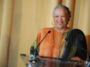 Author and Nobel Prize in literature winner Toni Morrison receives the Honor Medal of The City of Paris (Grand Vermeil) at Mairie de Paris on Nov. 4, 2010.