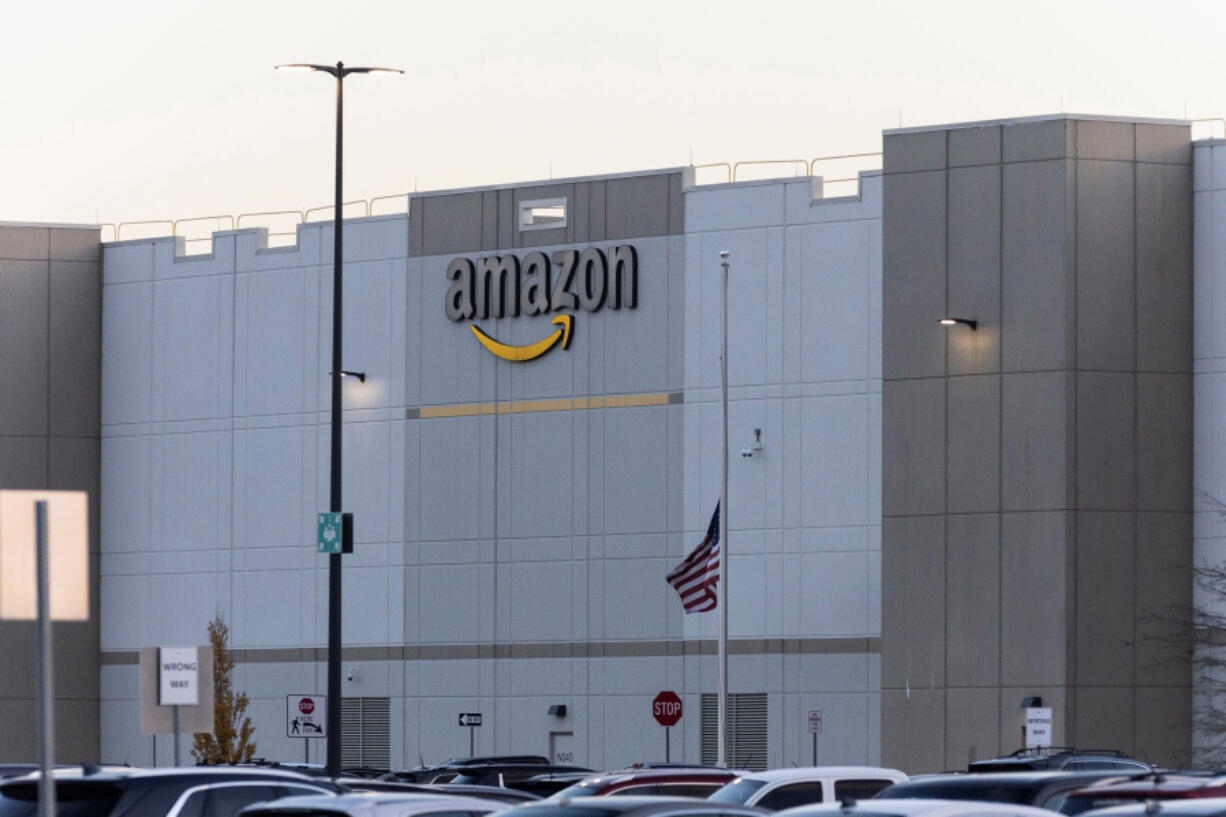 Amazon facility in West Deptford, New Jersey. A new data center is under construction near homes in Stone Ridge, Virginia.