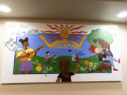 Artwork hangs on the wall of Children&rsquo;s Center in Vancouver. The nonprofit organization is launching a podcast called &ldquo;Hope and Healing&rdquo; that discusses the stigma surrounding mental health.