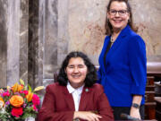 Bliss Domingo, a homeschooled ninth-grader from Vancouver, recently spent a week working as a page in the Washington State Senate.