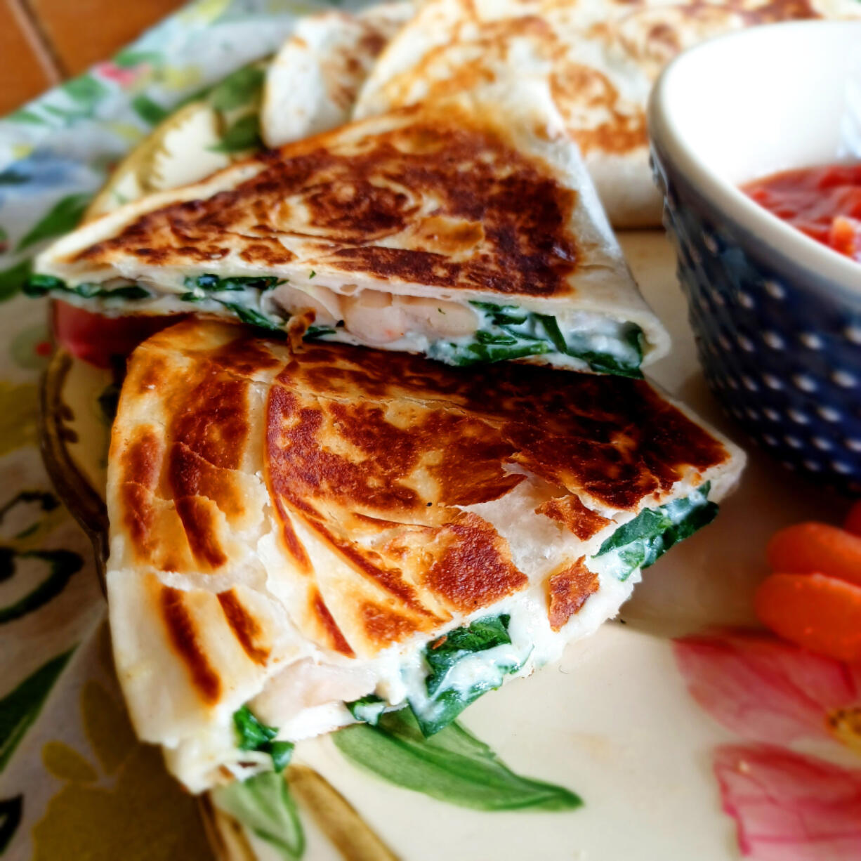Make your quesadillas fancy-shmancy with white beans, spinach and queso fresco.