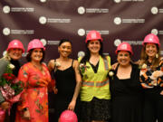 Professional Women in Building Clark County honored 10 women in the construction industry at its inaugural Pink Hard Hat Awards dinner.