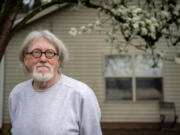 Jp Walmer stands for a portrait Wednesday at his house in Vancouver. Walmer, 71, recently moved into housing after being homeless since August.
