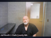 James L. Rummell, 49, appears Monday in Clark County District Court on suspicion of making a false statement to a public servant. A prosecutor said more charges against Rummell are likely because he's accused of hiring a man to kill his wife.