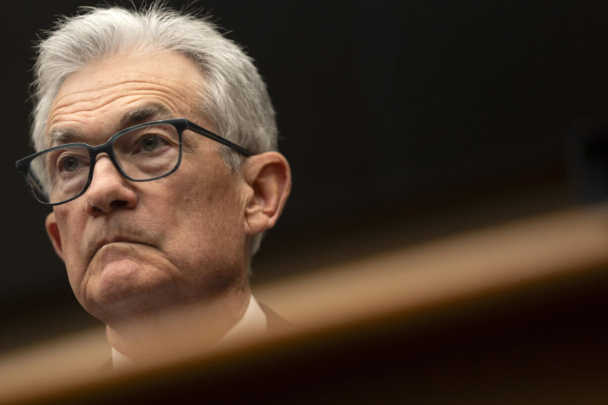 Federal Reserve Board Chair Jerome Powell appears before the House Financial Services Committee on Capitol Hill, Wednesday, March 6, 2024, in Washington.