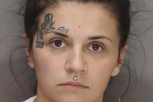 This 2024 photo provided by the Ada County Sheriff's Office shows Tia Garcia. Garcia has been charged in connection with an ambush that allowed a white supremacist Idaho prison gang member to escape as he was being discharged from a Boise hospital, March 20, 2024.