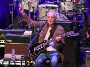 Peter Frampton performs  Dec. 7, 2023, during the Artist for Action Concert Benefit for Sandy Hook Promise at NYU Skirball Center in New York.