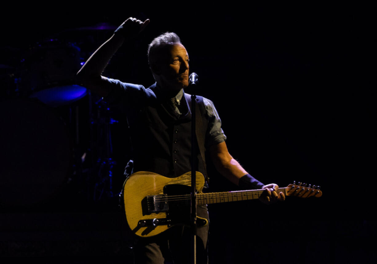 Bruce Springsteen performs at Chase Center in San Francisco, Calif., Thursday, March 28, 2024.