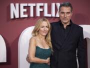 Gillian Anderson and Rufus Sewell star in the film &ldquo;Scoop.&rdquo; (Vianney Le Caer/Invision)