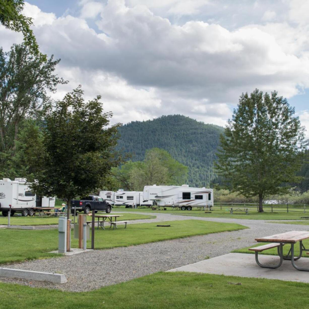 Utility campsite at Conconully State Park (Courtesy of Washington State Parks)