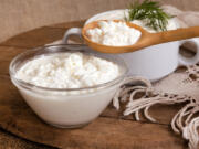 Cottage cheese can be used to make an easy cheese dumpling.