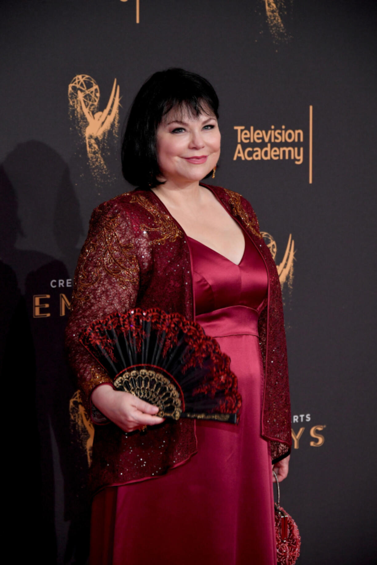 Delta Burke attends day two of the 2017 Creative Arts Emmy Awards on Sept. 10, 2017, in Los Angeles.