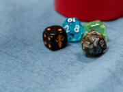 The random rolls of different-sided dice control players' destinies in Dungeons &Dragons and its many spinoff games.