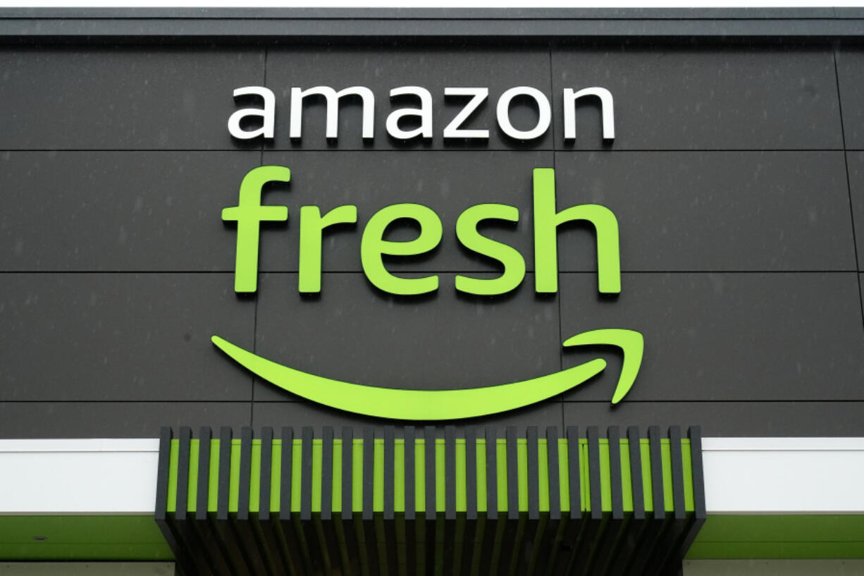 FILE - An Amazon Fresh grocery store is seen, Feb. 4, 2022, in Warrington, Pa. Amazon is removing Just Walk Out technology from its Amazon Fresh stores as part of an effort to revamp the grocery chain.