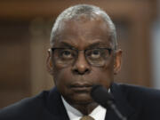 Sec of Defense Lloyd Austin during a House Committee on Appropriations, Subcommittee on Defense budget hearing Fiscal Year 2025 on Capitol Hill, Wednesday, April 17, 2024 in Washington.