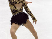 Kristi Yamaguchi of the U.S. skates in the free skating portion of the women&rsquo;s figure skating competition at the XVI Winter Olympic Games in Albertville, France on Feb. 21, 1992.