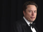 FILE - Elon Musk arrives at the 10th Breakthrough Prize Ceremony at the Academy Museum of Motion Pictures in Los Angeles, April 13, 2024.  The Republican-controlled House Judiciary Committee published a staff report on Wednesday, April 18, disclosing dozens of decisions by Brazilian Supreme Court Justice Alexandre de Moraes, ordering X to suspend or remove around 150 user profiles from its platform in recent years.