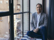 Jerry Seinfeld poses for a portrait to promote the film &ldquo;Unfrosted&rdquo; on Tuesday, April 16, 2024, in New York.