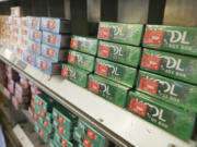 FILE - Menthol cigarettes and other tobacco products are displayed at a store in San Francisco on May 17, 2018. For the second time in recent months, President Joe Biden&#039;s administration has delayed a plan to ban menthol cigarettes, a decision that is certain to infuriate anti-smoking advocates but could avoid angering Black voters ahead of November elections.