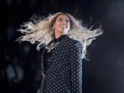 FILE - Beyonc&eacute; performs at the Wolstein Center, Nov. 4, 2016, in Cleveland, Ohio. With the release of &ldquo;Act II: Cowboy Carter,&rsquo;&rsquo; Beyonc&eacute; has reignited discussions about the genre&rsquo;s origins and its diversity.