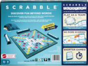 The new version of the classic board game Scrabble includes a new way to play called Scrabble Together.