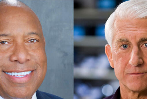 Semi Bird, left, and Dave Reichert, right, are running for governor this year as Republicans.