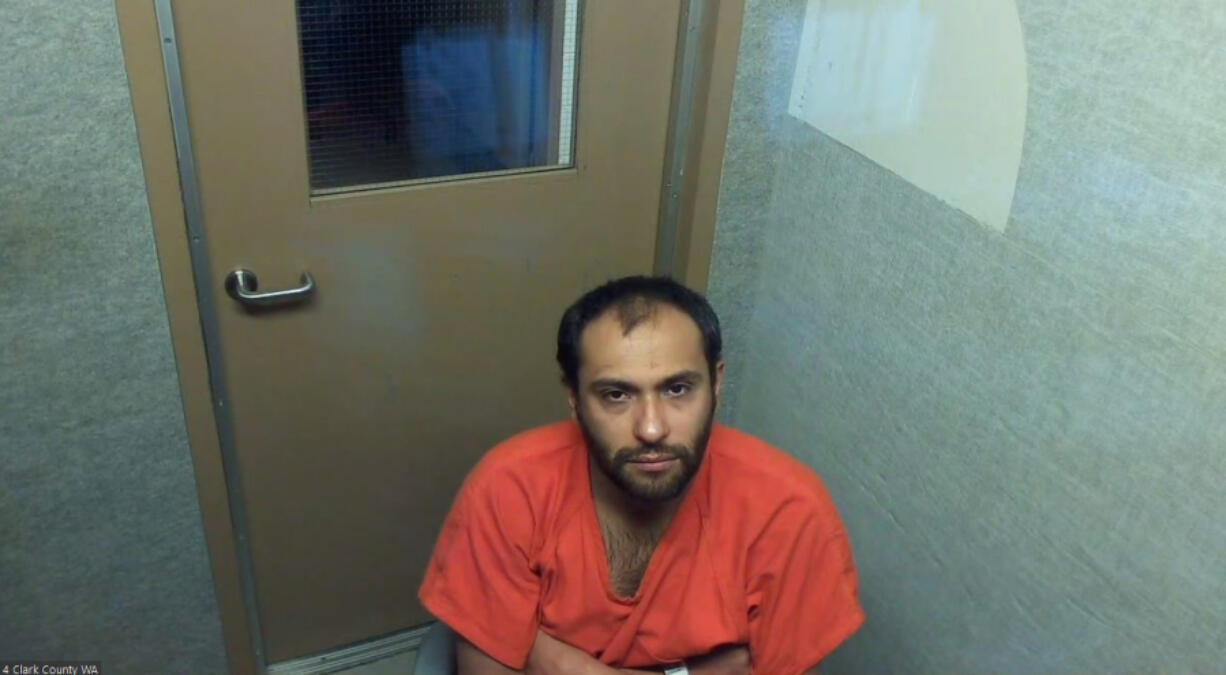 Salvador Aguilar, 31, appears Friday in Clark County Superior Court on suspicion of first-degree assault and theft of a motor vehicle. He&rsquo;s accused of stabbing a woman who was sitting outside a Clark College building.