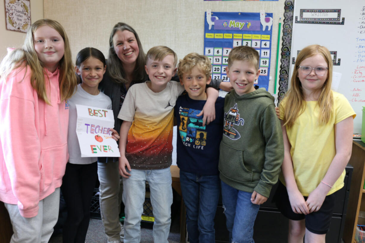 Renae Skar, fourth-grade teacher at Hockinson Heights Elementary School, is one of four state finalists for the 2024 Presidential Award for Excellence in Mathematics and Science Teaching.