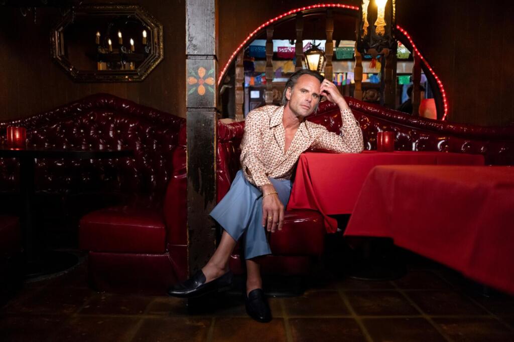 LOS ANGELES-CA-MAY 14, 2024: Actor Walton Goggins is photographed at El Compadre restaurant in Los Angeles on May 14, 2024.