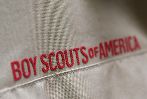 FILE - A Boy Scout uniform is displayed, Feb. 18, 2020, in the retail store at the headquarters for the French Creek Council of the Boy Scouts of America in Summit Township, Erie County, Pa. The U.S. organization, which now welcomes girls into the program and allows them to work toward the coveted Eagle Scout rank, announced Tuesday, May 7, 2024, that it will change its name to Scouting America as it focuses on inclusion.