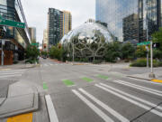 The Amazon Spheres in Seattle.