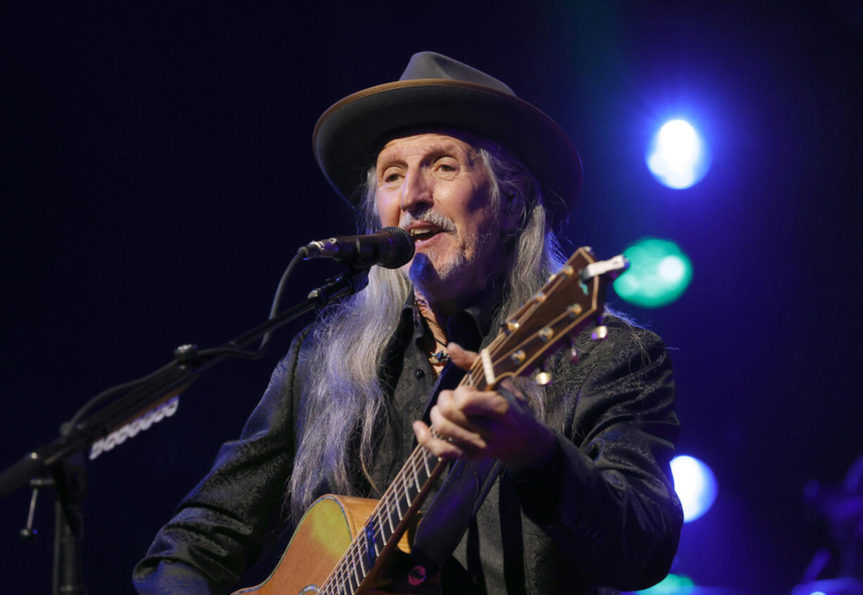 Patrick Simmons of the Doobie Brothers performs Oct. 1, 2021, at the iHeartRadio Theater in Burbank, Calif.