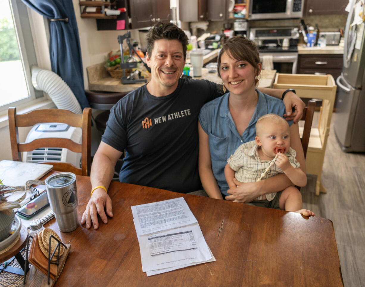 Aynsley and Nicci Silva are parents to 15-month-old Everett. During pregnancy, Nicci Silva developed heart palpitations one night, leading to a medical billing saga that continues.