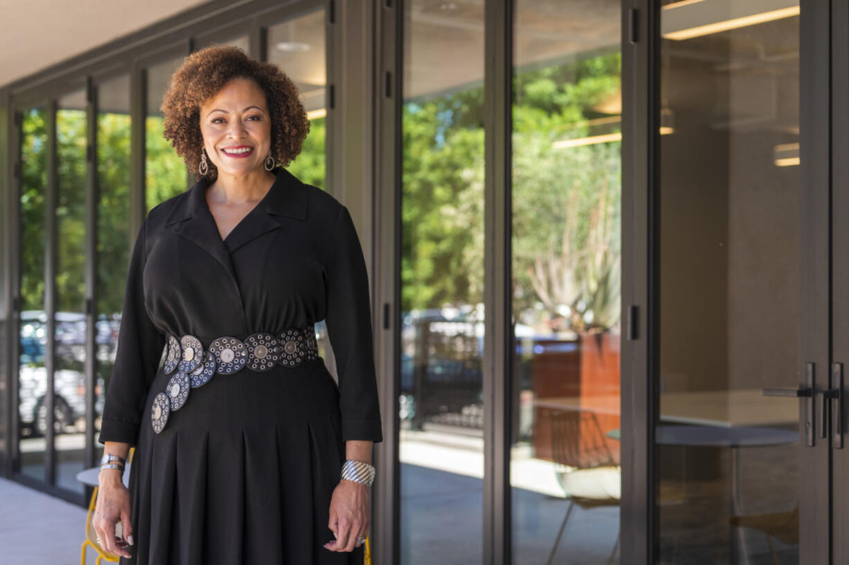 Nicole Taylor, president and CEO of the Silicon Valley Community Foundation, at her office in Mountain View, Calif., Monday, June 24, 2024. Taylor has an insider&rsquo;s view of philanthropic trends from her seat as the president and CEO of the Silicon Valley Community Foundation.